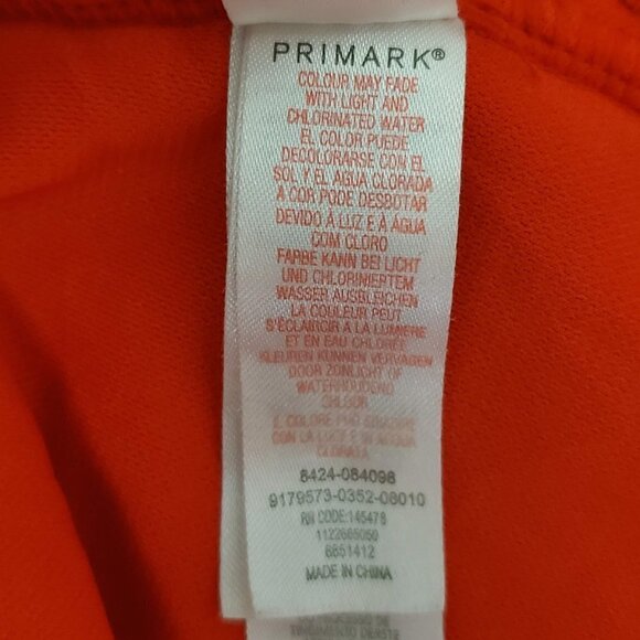 💎Primark Terry Cloth Red One Piece Swimsuit - Picture 6 of 11